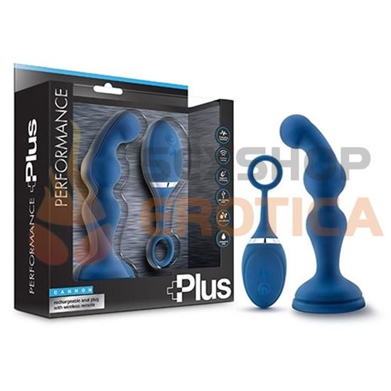 Vibrador anal con carga usb y control inalambrico